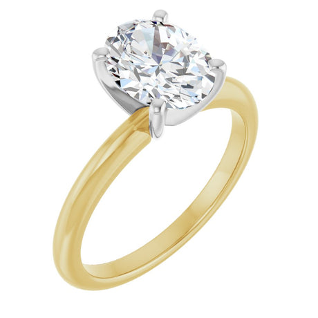 14K Yellow/White Gold 1 1/2 CTW Lab-Grown Diamond Engagement Ring