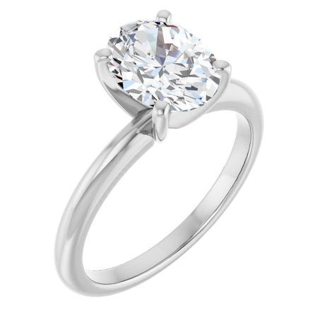 14K White Gold 1 1/2 CTW Lab-Grown Diamond Engagement Ring
