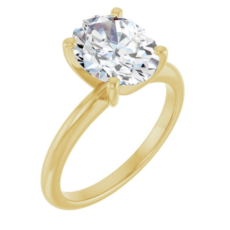 14K Yellow Gold 2 1/2 CTW Lab-Grown Diamond Engagement Ring