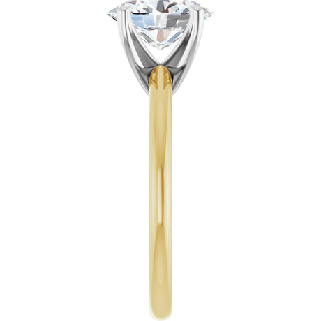 14K Yellow/White Gold 1 1/2 CTW Lab-Grown Diamond Engagement Ring