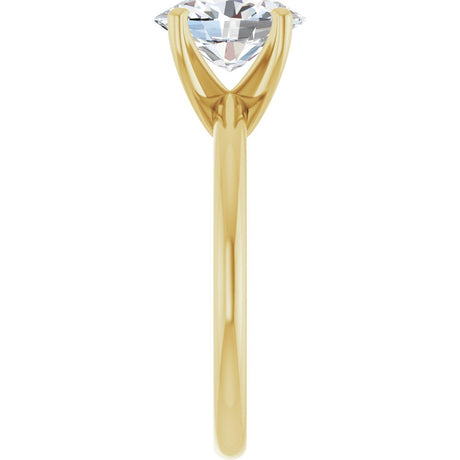 14K Yellow Gold 1 1/2 CTW Lab-Grown Diamond Engagement Ring