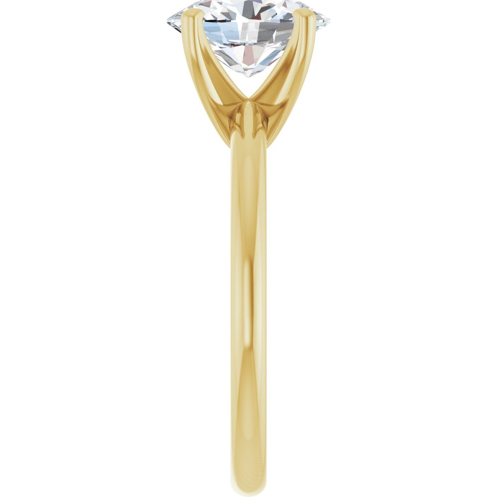 14K Yellow Gold 1 1/2 CTW Lab-Grown Diamond Engagement Ring