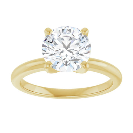 14K Yellow Gold 2 CTW Lab-Grown Diamond Engagement Ring