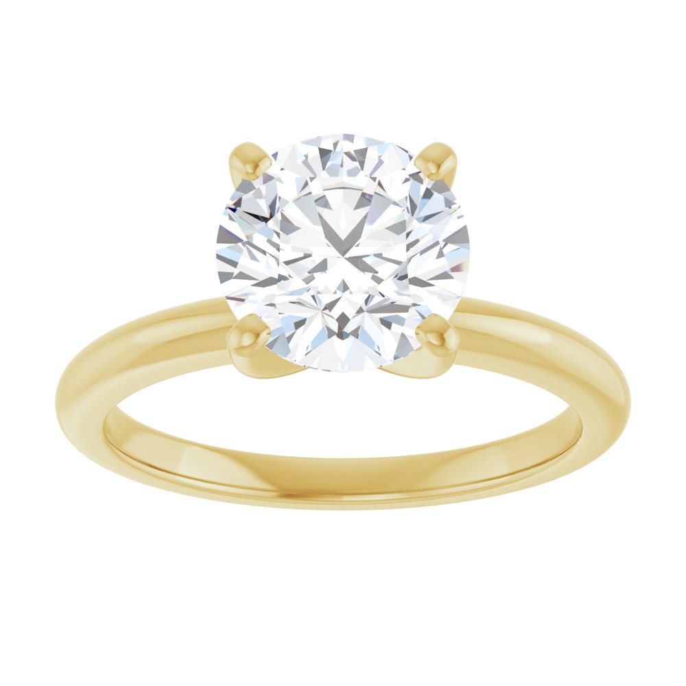 14K Yellow Gold 2 CTW Lab-Grown Diamond Engagement Ring