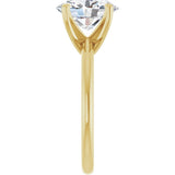 14K Yellow Gold 2 1/2 CTW Lab-Grown Diamond Engagement Ring