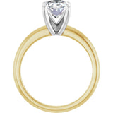 14K Yellow/White Gold 1 1/2 CTW Lab-Grown Diamond Engagement Ring