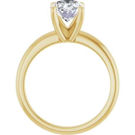 14K Yellow Gold 1 1/2 CTW Lab-Grown Diamond Engagement Ring