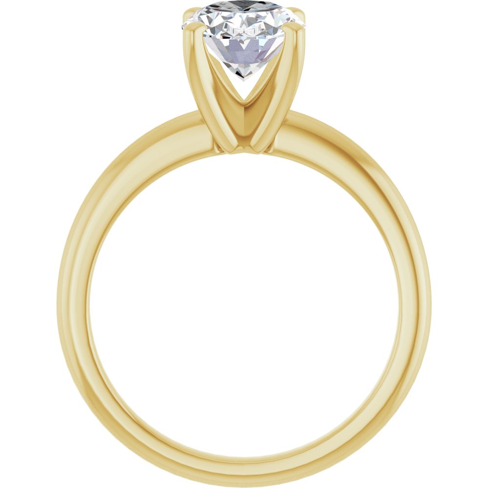 14K Yellow Gold 1 1/2 CTW Lab-Grown Diamond Engagement Ring