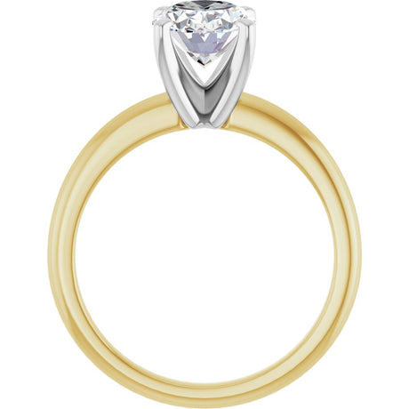14K Yellow/White Gold 1 1/2 CTW Lab-Grown Diamond Engagement Ring