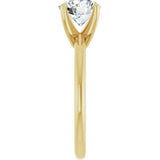 14K Yellow Gold 1 1/2 CTW Lab-Grown Diamond Engagement Ring