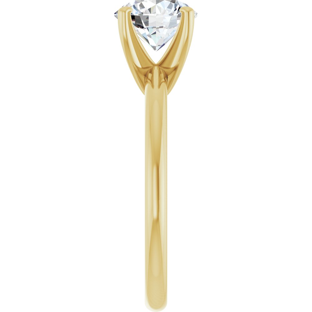 14K Yellow Gold 1 1/2 CTW Lab-Grown Diamond Engagement Ring