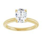 14K Yellow Gold 1 CTW Lab-Grown Diamond Engagement Ring