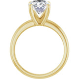 14K Yellow Gold 2 1/2 CTW Lab-Grown Diamond Engagement Ring