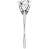 14K White Gold 2 CTW Lab-Grown Diamond Engagement Ring