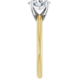 14K Yellow/White Gold 1 CTW Lab-Grown Diamond Engagement Ring