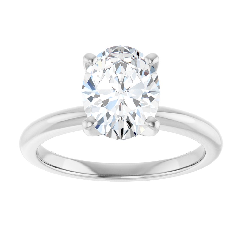 14K White Gold 1 1/2 CTW Lab-Grown Diamond Engagement Ring