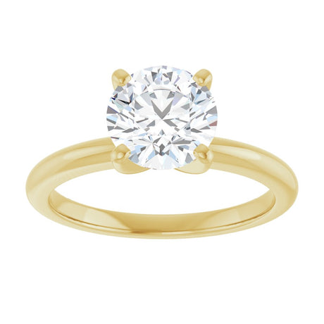 14K Yellow Gold 1 1/2 CTW Lab-Grown Diamond Engagement Ring