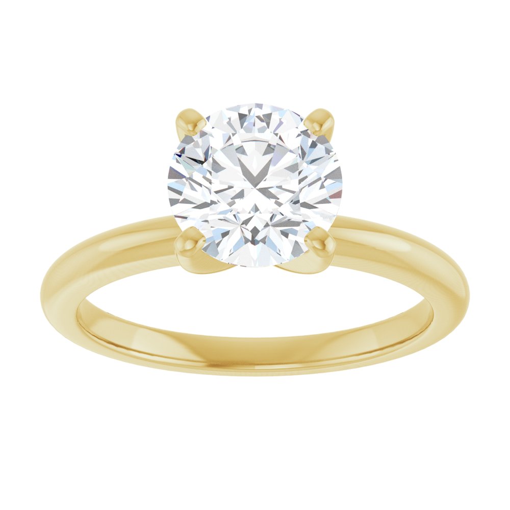 14K Yellow Gold 1 1/2 CTW Lab-Grown Diamond Engagement Ring