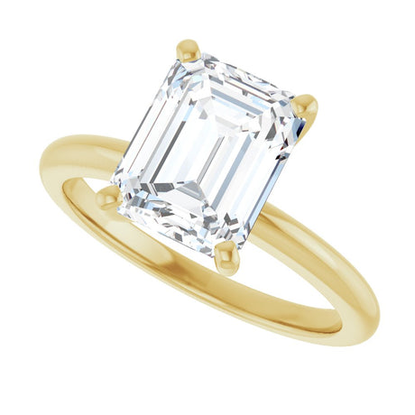 14K Yellow Gold 2 1/2 CTW Lab-Grown Diamond Engagement Ring