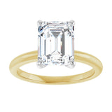 14K Yellow/White Gold 2 1/2 CTW Lab-Grown Diamond Engagement Ring