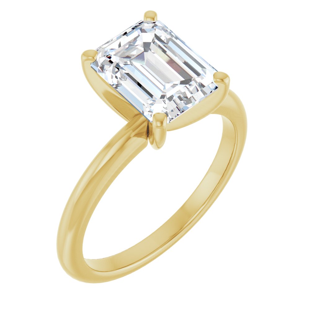 14K Yellow Gold 2 1/2 CTW Lab-Grown Diamond Engagement Ring