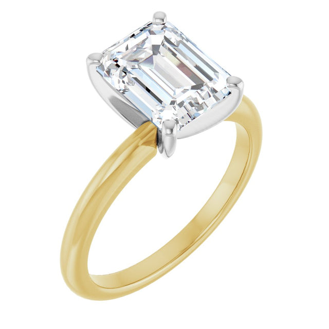 14K Yellow/White Gold 2 1/2 CTW Lab-Grown Diamond Engagement Ring