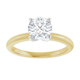 14K Yellow/White Gold 1 CTW Lab-Grown Diamond Engagement Ring