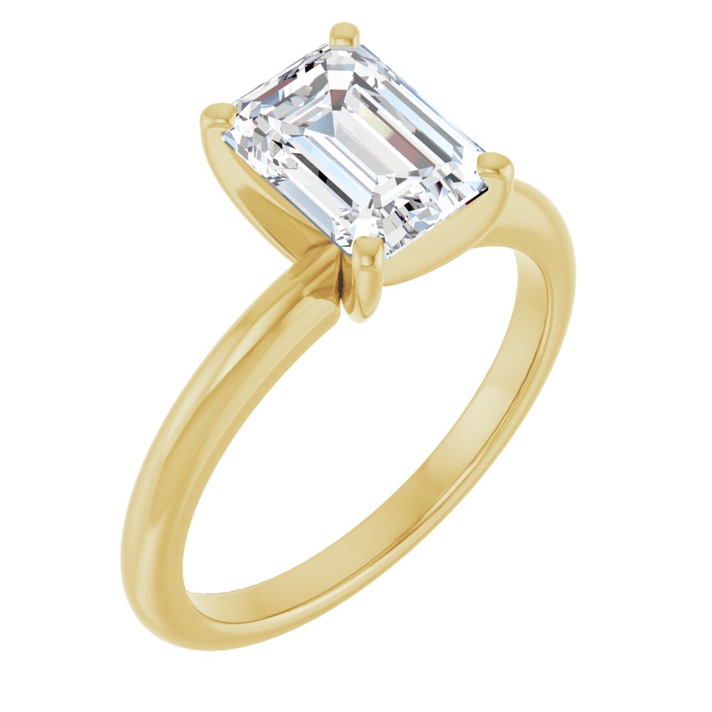 14K Yellow Gold 1 3/4 CTW Lab-Grown Diamond Engagement Ring