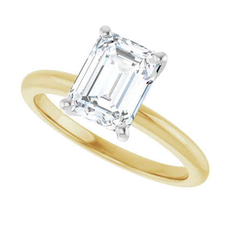14K Yellow/White Gold 1 3/4 CTW Lab-Grown Diamond Engagement Ring