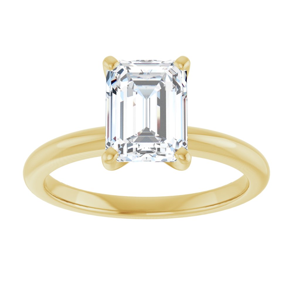 14K Yellow Gold 1 3/4 CTW Lab-Grown Diamond Engagement Ring
