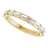 14K Yellow 1/2 CTW Natural Diamond Anniversary Band