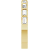 14K Yellow 1/2 CTW Natural Diamond Anniversary Band
