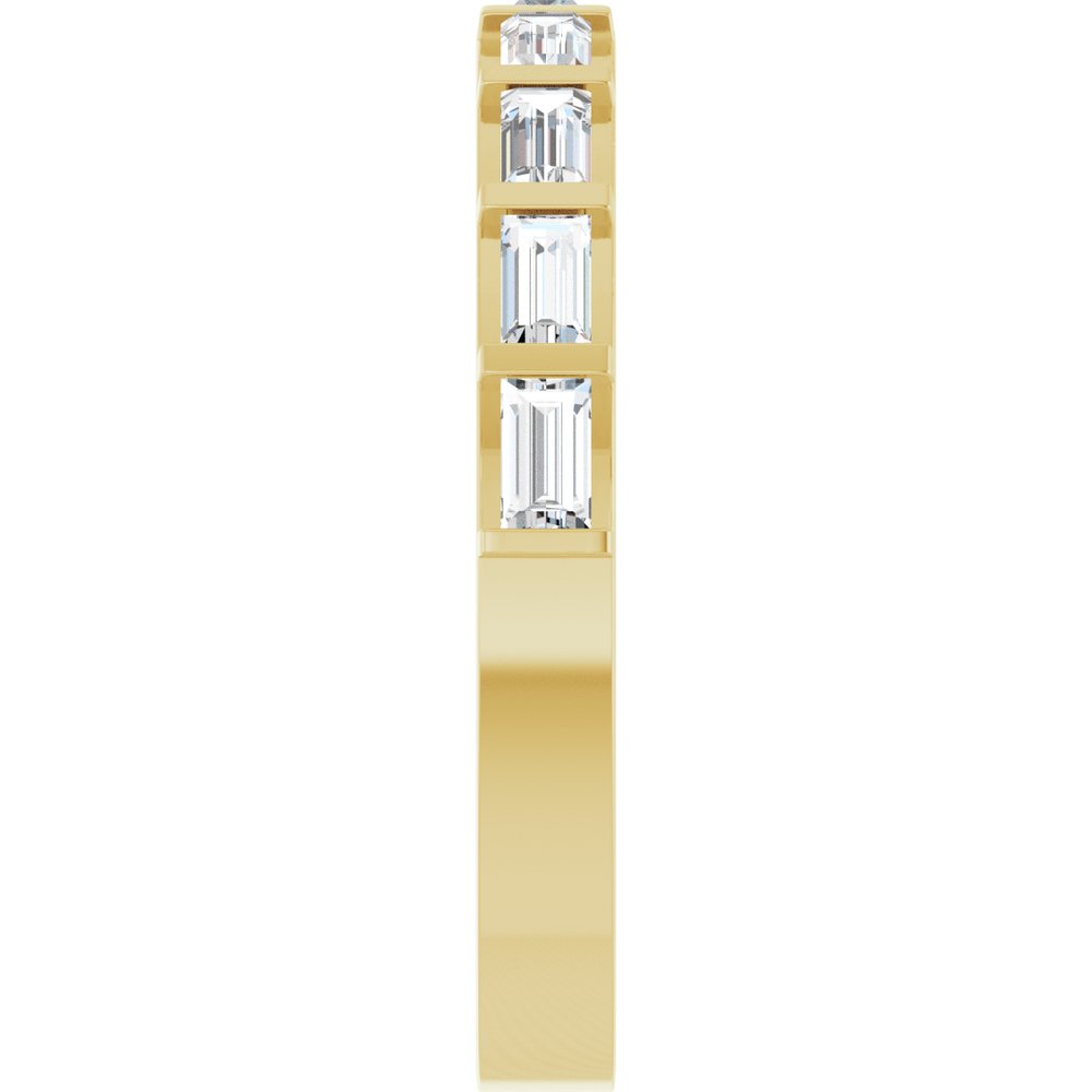 14K Yellow 1/2 CTW Natural Diamond Anniversary Band