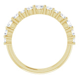 14K Yellow 3/4 CTW Lab-Grown Diamond Anniversary Band