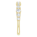 14K Yellow 3/4 CTW Lab-Grown Diamond Anniversary Band