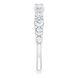 14K White 3/4 CTW Lab-Grown Diamond Anniversary Band