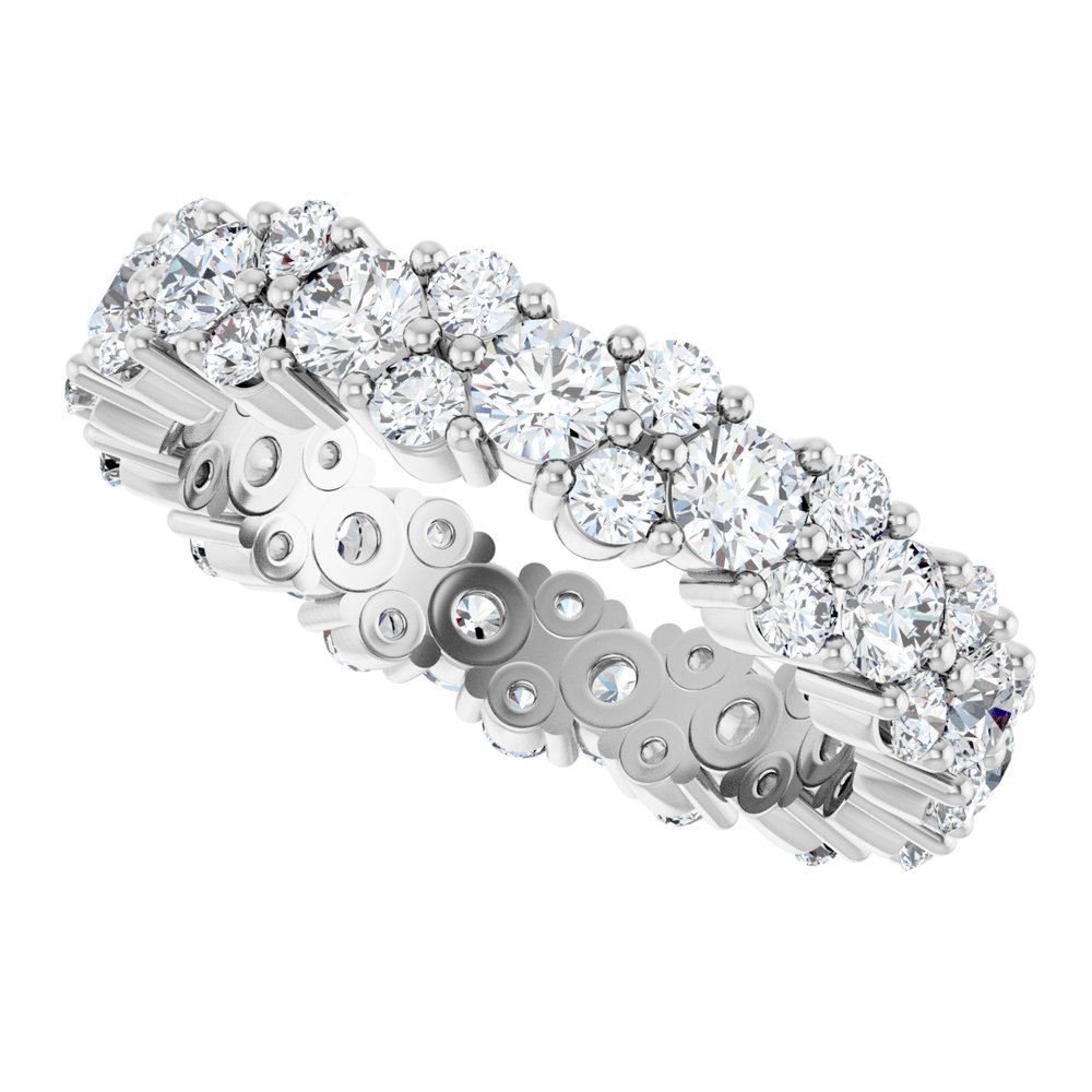 14K White 1 3/4 CTW Lab-Grown Diamond Eternity Band