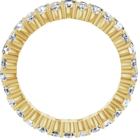 14K Yellow 1 3/4 CTW Lab-Grown Diamond Eternity Band