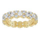 14K Yellow 1 3/4 CTW Natural Diamond Eternity Band Size 6.5