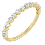 14K Yellow 1/2 CTW Lab-Grown Diamond Anniversary Band