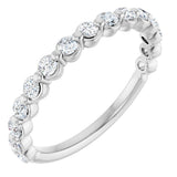 14K White Gold 1/2 CTW Lab-Grown Diamond Anniversary Band