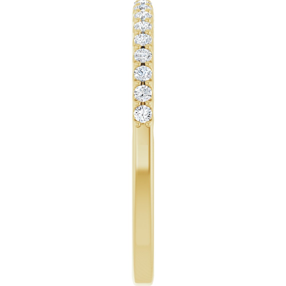 14K Yellow 1/5 CTW Natural Diamond Band