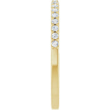 14K Yellow 1/5 CTW Natural Diamond Band