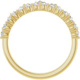 14K Yellow Gold 5/8 CTW Lab-Grown Diamond Stackable Ring