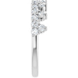 14K White Gold 5/8 CTW Lab-Grown Diamond Stackable Ring