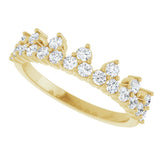 14K Yellow Gold 5/8 CTW Lab-Grown Diamond Stackable Ring