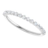 14K White 1/4 CTW Natural Diamond Anniversary Band