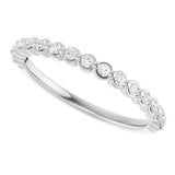 14K White Gold 1/5 CTW Lab-Grown Diamond Anniversary Band