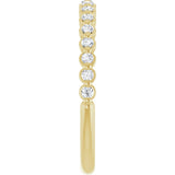 14K Yellow Gold 1/5 CTW Lab-Grown Diamond Anniversary Band