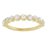 14K Yellow Gold 5/8 CTW Lab-Grown Diamond Anniversary Band